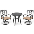 Outdoor Set With Swivel Chairs
