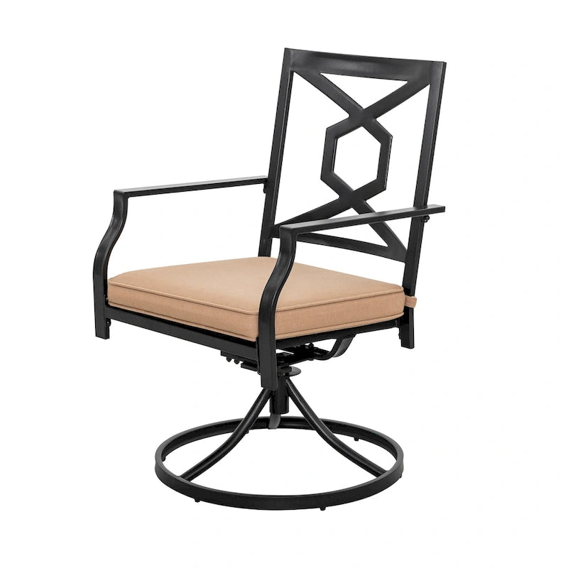 Outdoor Set With Swivel Chairs