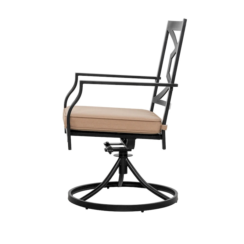 Outdoor Set With Swivel Chairs