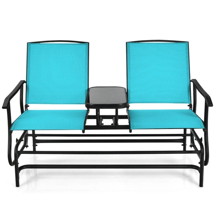 Comfortable 2-Person Loveseat for Patio and Garden - 57  x 28  x 38  (L x W x H)