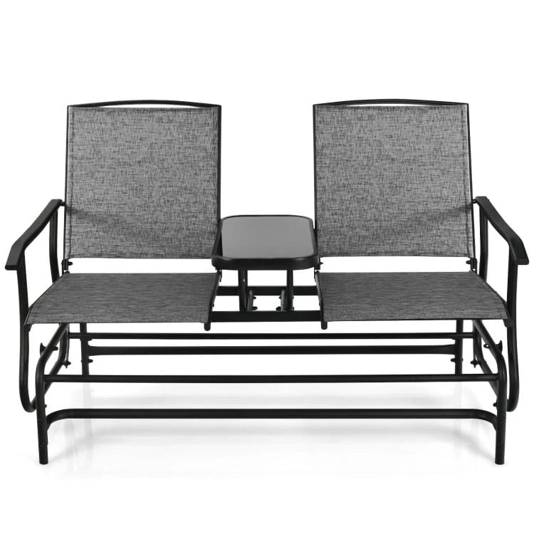 Comfortable 2-Person Loveseat for Patio and Garden - 57  x 28  x 38  (L x W x H)