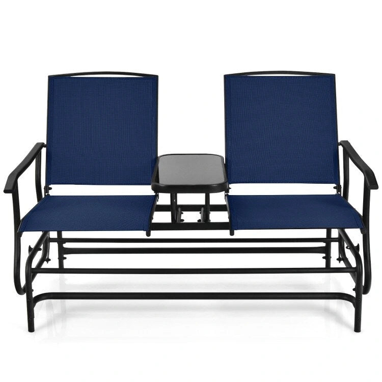 Comfortable 2-Person Loveseat for Patio and Garden - 57  x 28  x 38  (L x W x H)