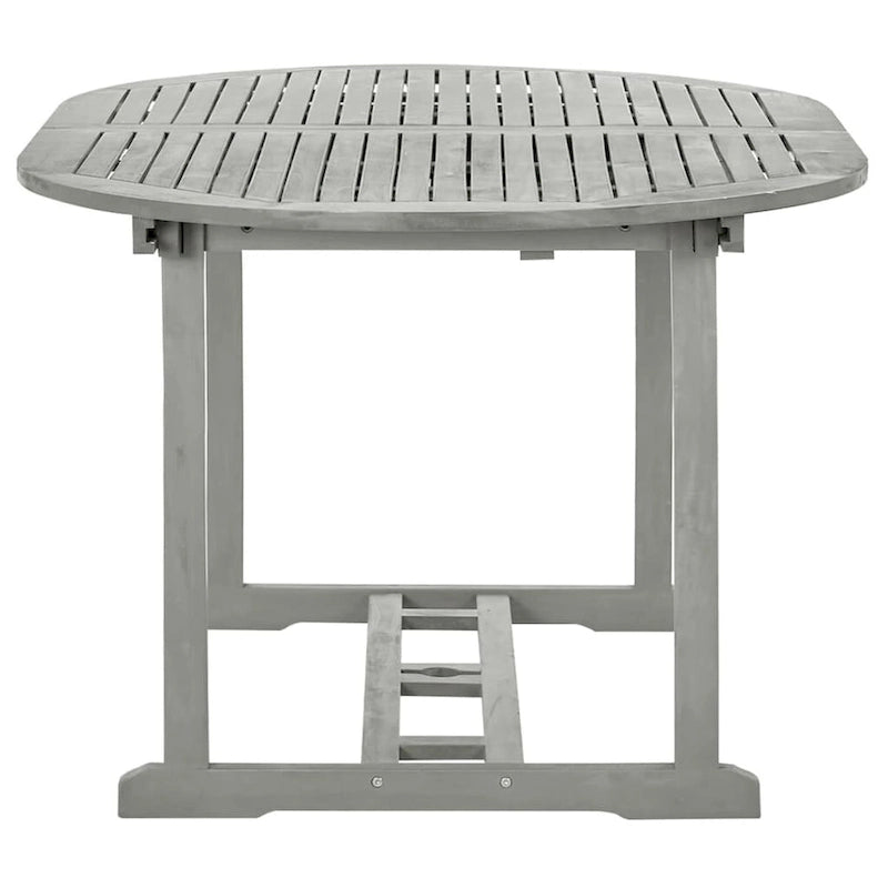 vidaXL Solid Wood Acacia Patio Dining Set 7 Piece Garden Seat Oval/Rectangular