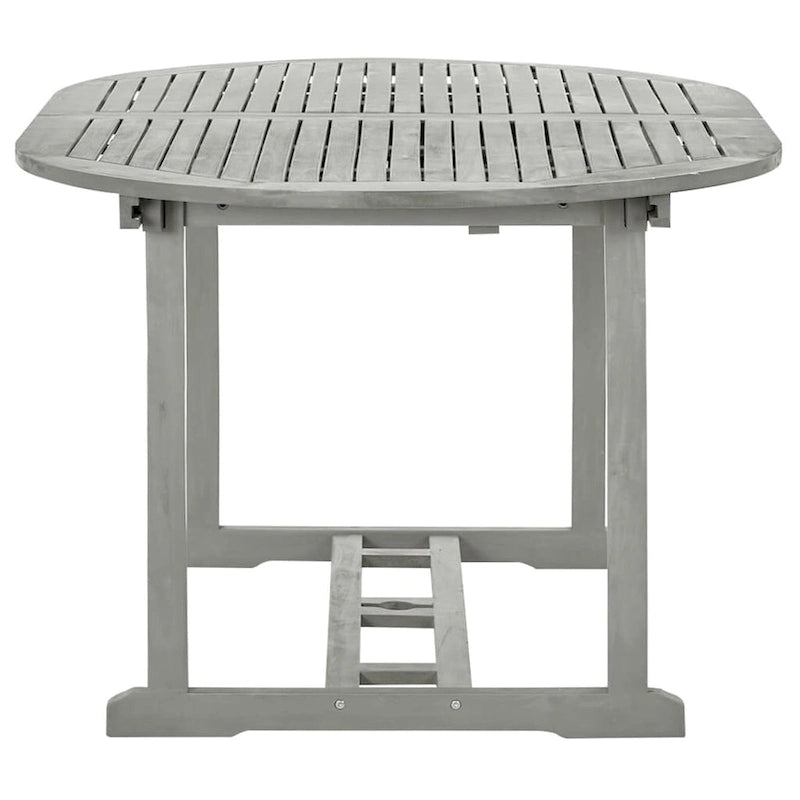 vidaXL Solid Wood Acacia Patio Dining Set 7 Piece Garden Seat Oval/Rectangular