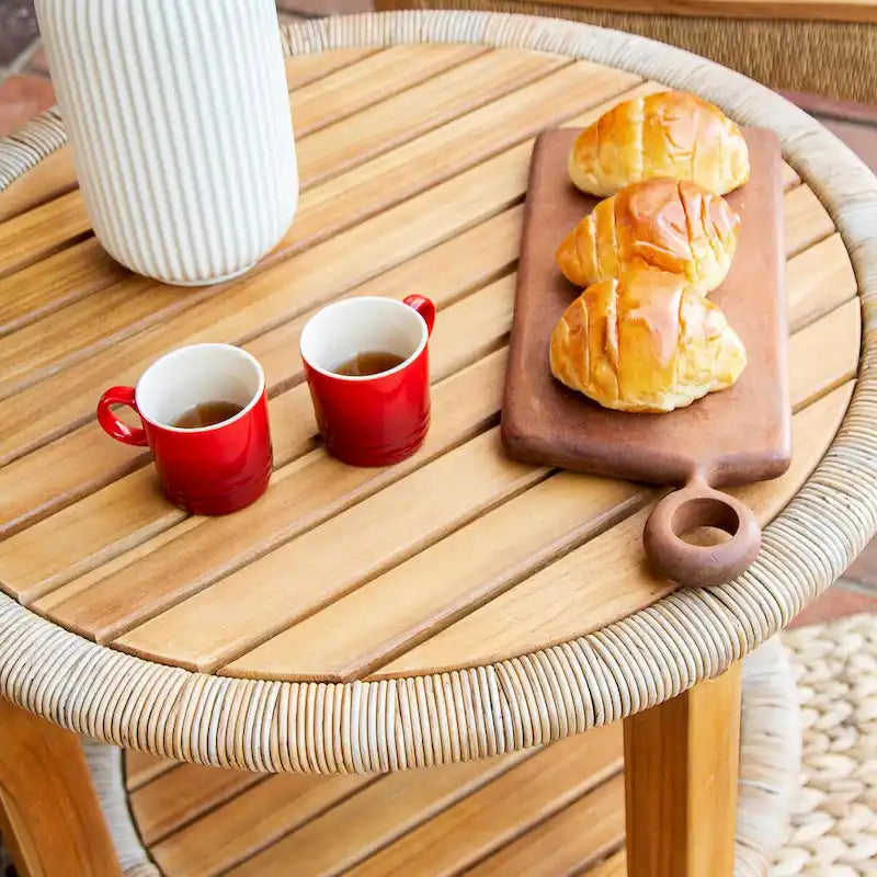 Cambridge Casual Seaside Teak Outdoor Side Table