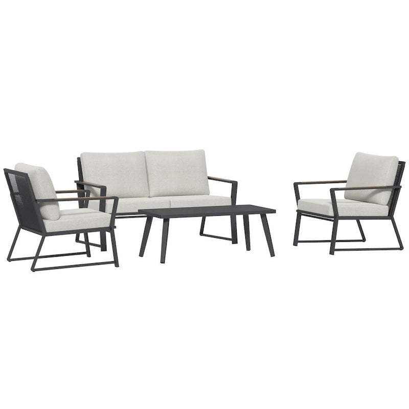 Outdoor Garden Sofa Set with Armchairs