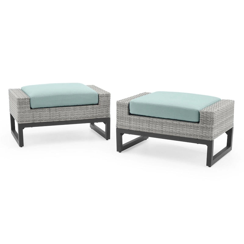 Milo 5 Piece Sunbrella Outdoor Patio Motion Club Set