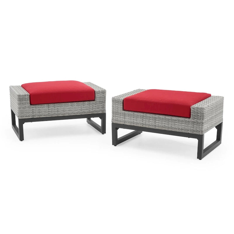 Milo 5 Piece Sunbrella Outdoor Patio Motion Club Set