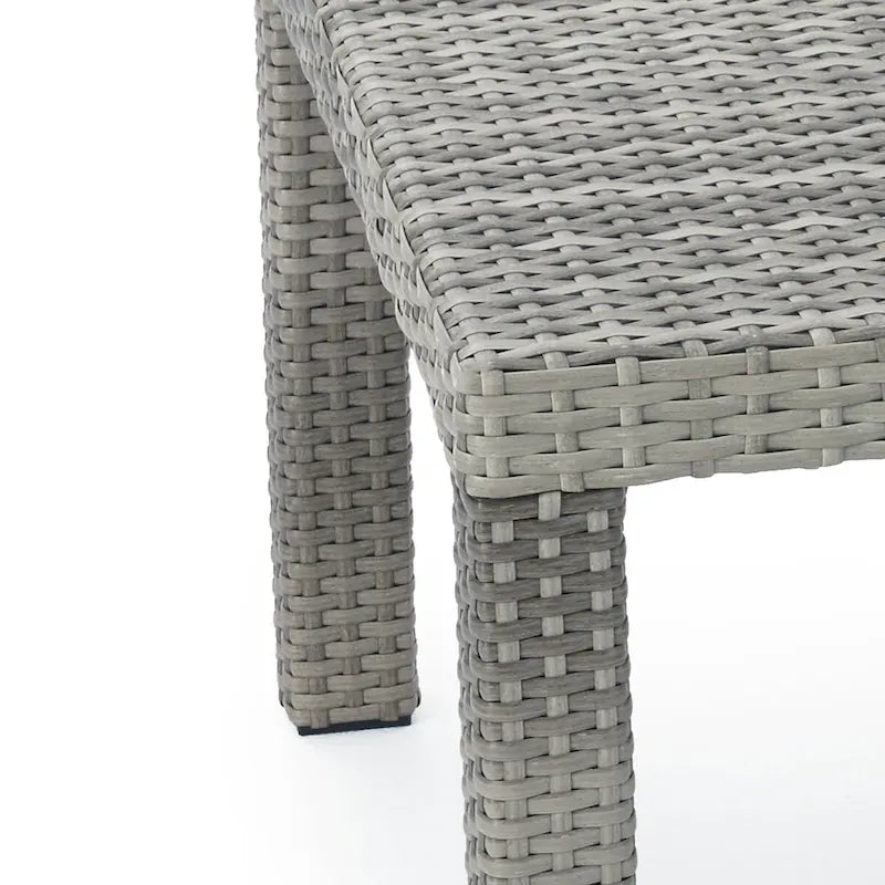 Cannes 5 Piece Aluminum Outdoor Motion Club & Ottoman Set