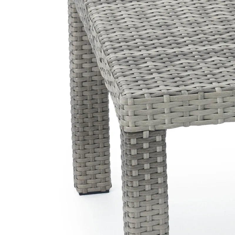 Cannes 5 Piece Aluminum Outdoor Motion Club & Ottoman Set