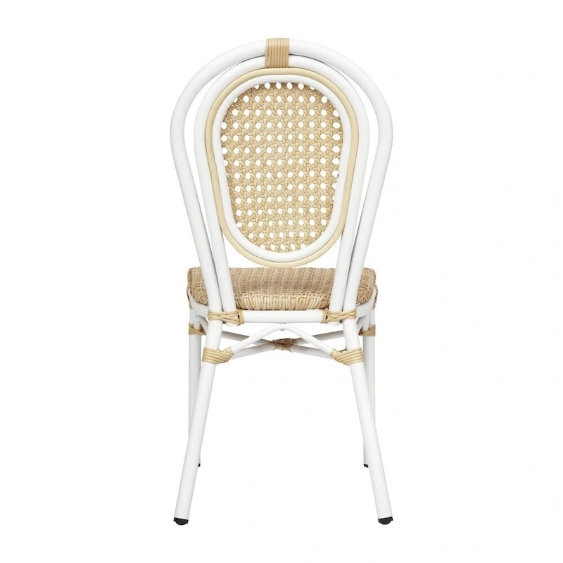 All-Weather Commercial Paris Chair with Metal Frame - N/A