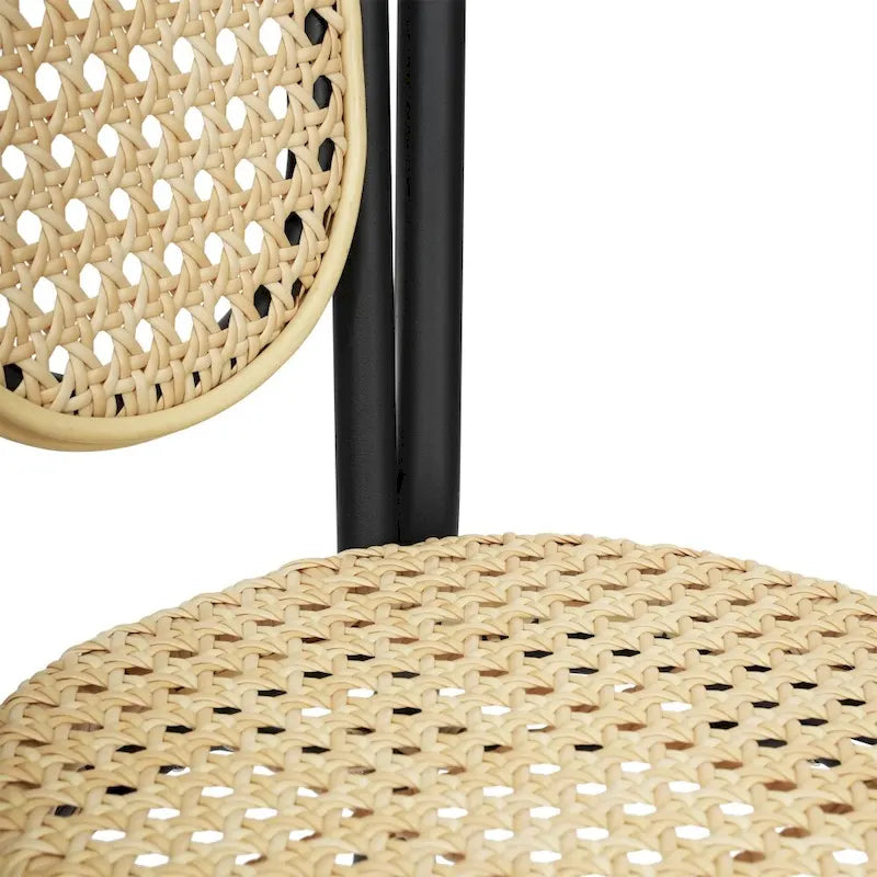 All-Weather Commercial Paris Chair with Metal Frame - N/A