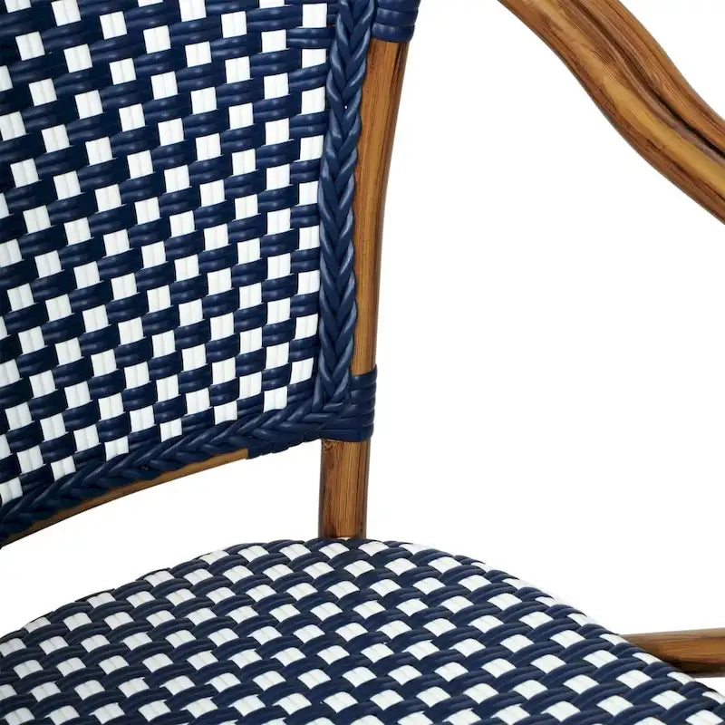 Stacking Bistro Chairs with Metal Frames