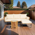 MM 3 Pieces Outdoor Patio Wicker Furniture Sets