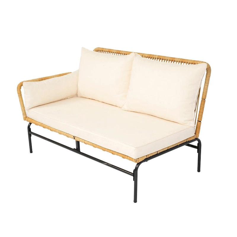 MM 3 Pieces Outdoor Patio Wicker Furniture Sets