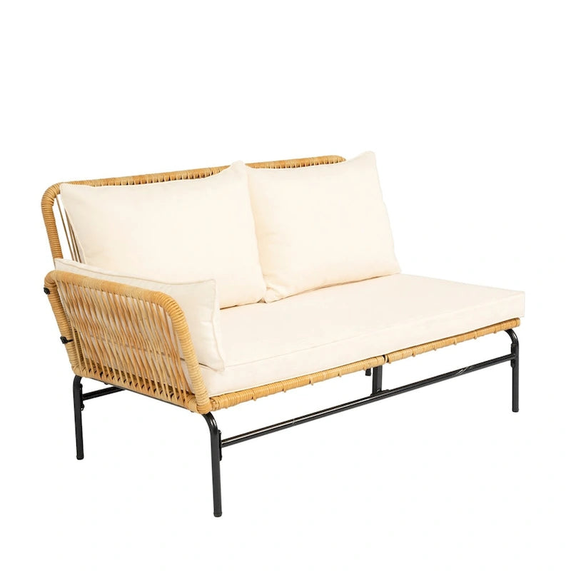 MM 3 Pieces Outdoor Patio Wicker Furniture Sets