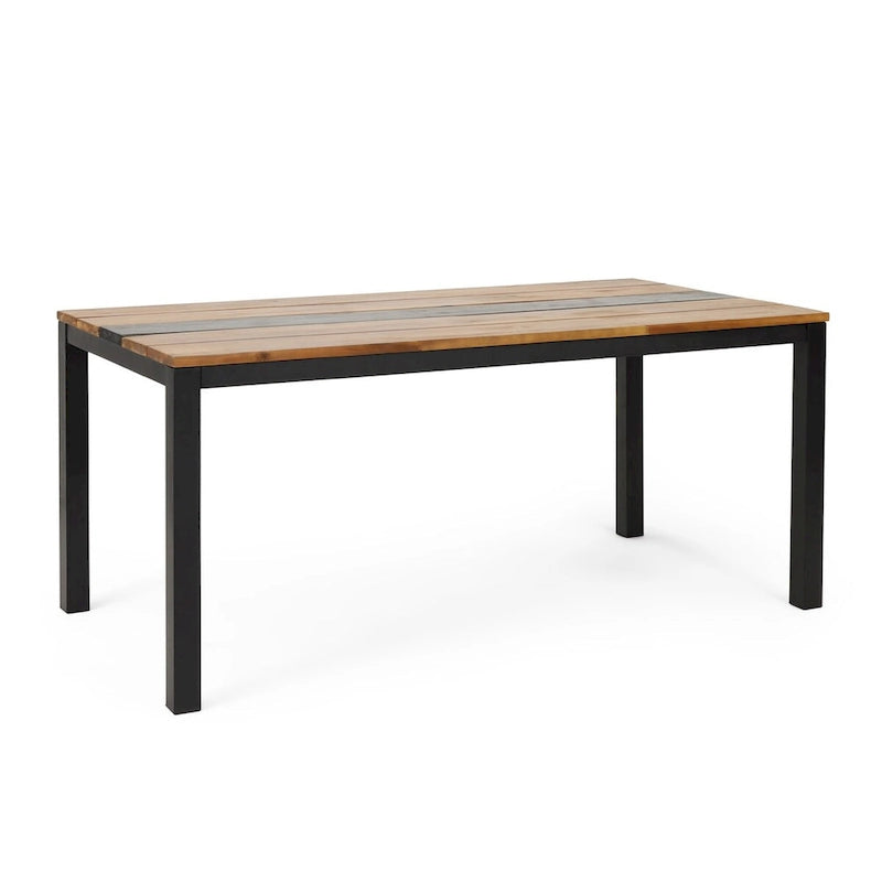 Outdoor Wooden Dining Table - 69.00  L x 35.00  W x 29.50  H