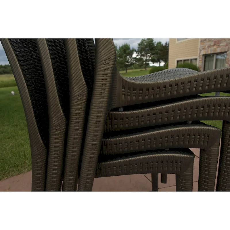 Lumina outdoor patio chair, set of two