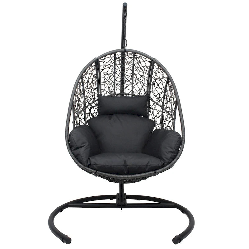 New Comming Outdoor Indoor PE wicker Swing Egg Chair