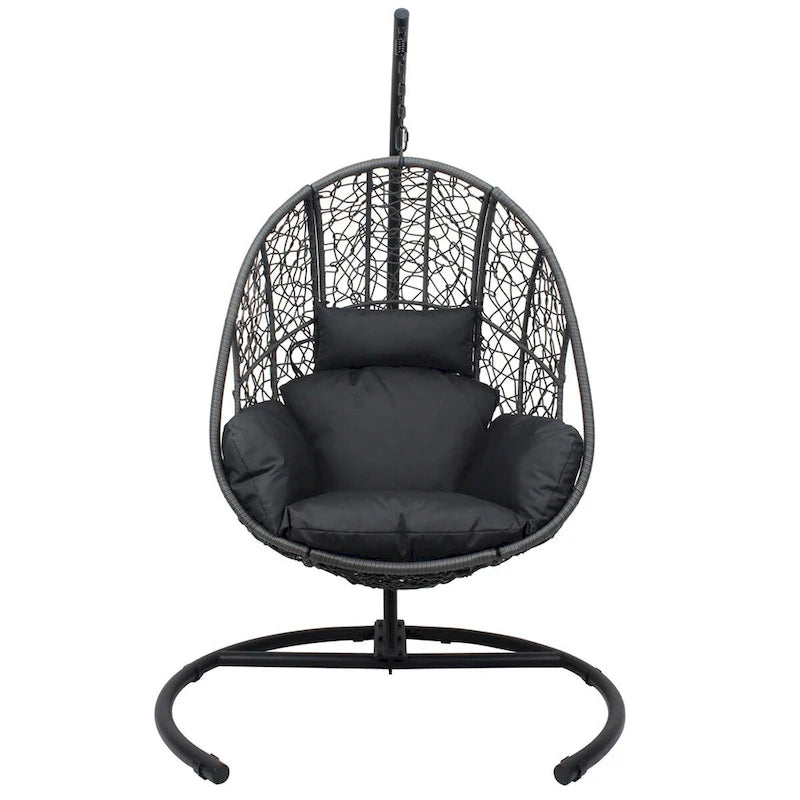 New Comming Outdoor Indoor PE wicker Swing Egg Chair