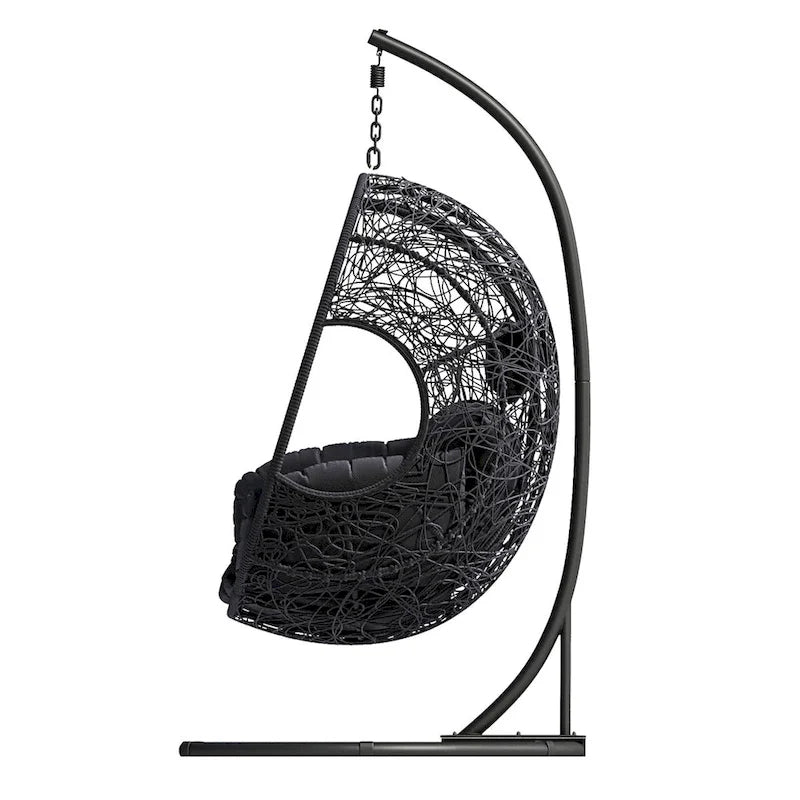 New Comming Outdoor Indoor PE wicker Swing Egg Chair