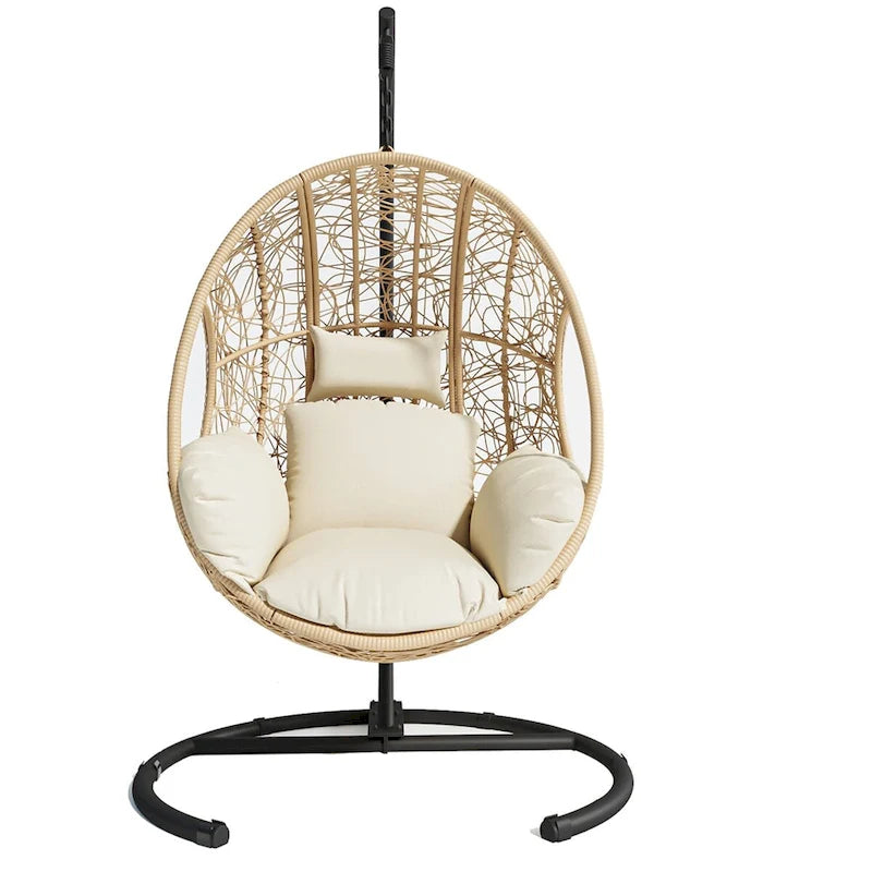 New Comming Outdoor Indoor PE wicker Swing Egg Chair
