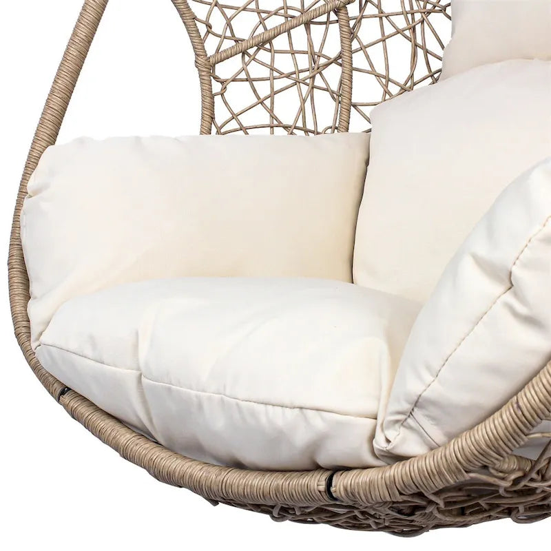 New Comming Outdoor Indoor PE wicker Swing Egg Chair
