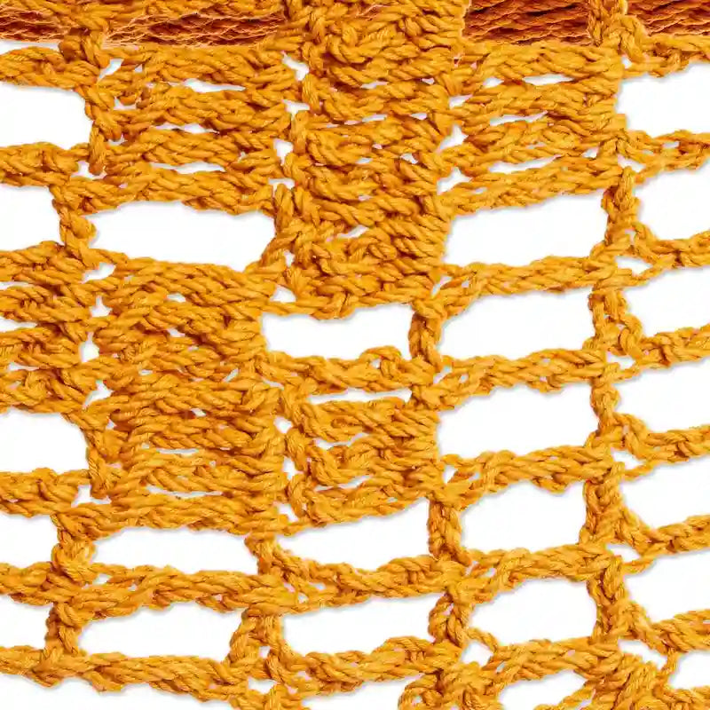 Novica Handmade Veranda In Honey Cotton Rope Hammock (Double)